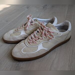 ALOHAS Tb.490 Rife Grain Cream Leather Sneakers Size 13 - 13.5